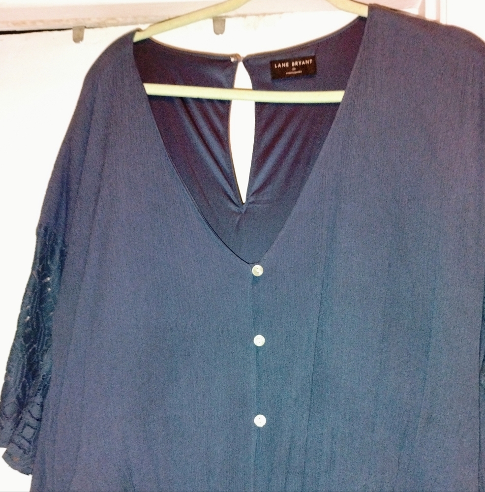 Lane Bryant Wide Leg Jumpsuit - Picture 4 of 9